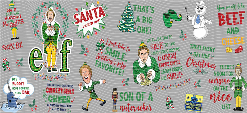 16oz Christmas-S 1004